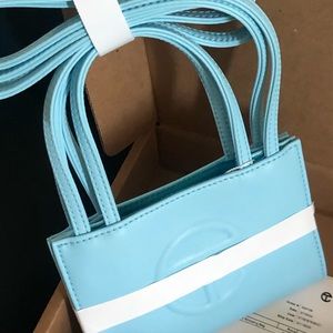Authentic Telfar Small Pool Blue Shopping Bag